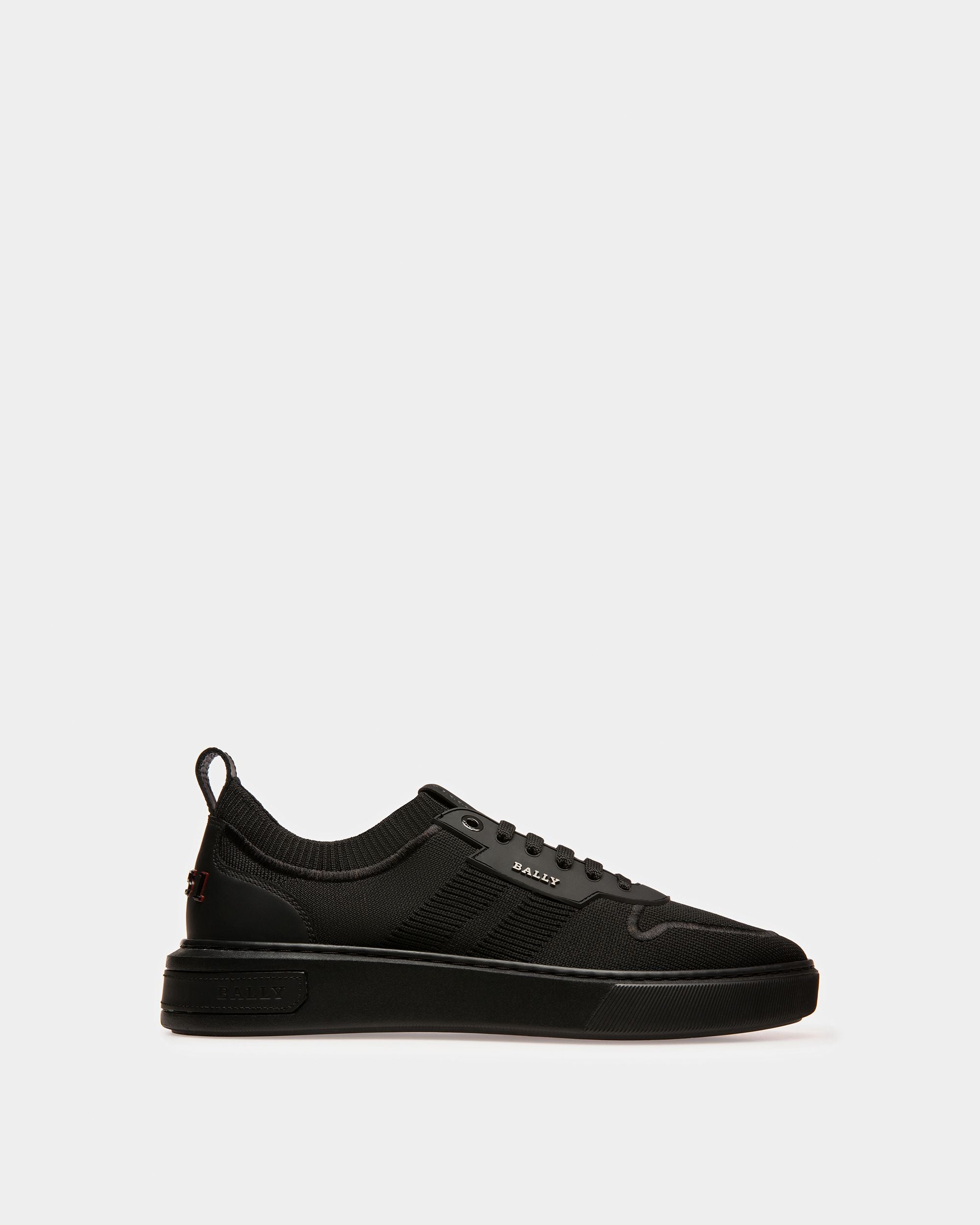 Macky Zapatillas Con Tejido De Punto En Negro - Hombre - Bally - 01