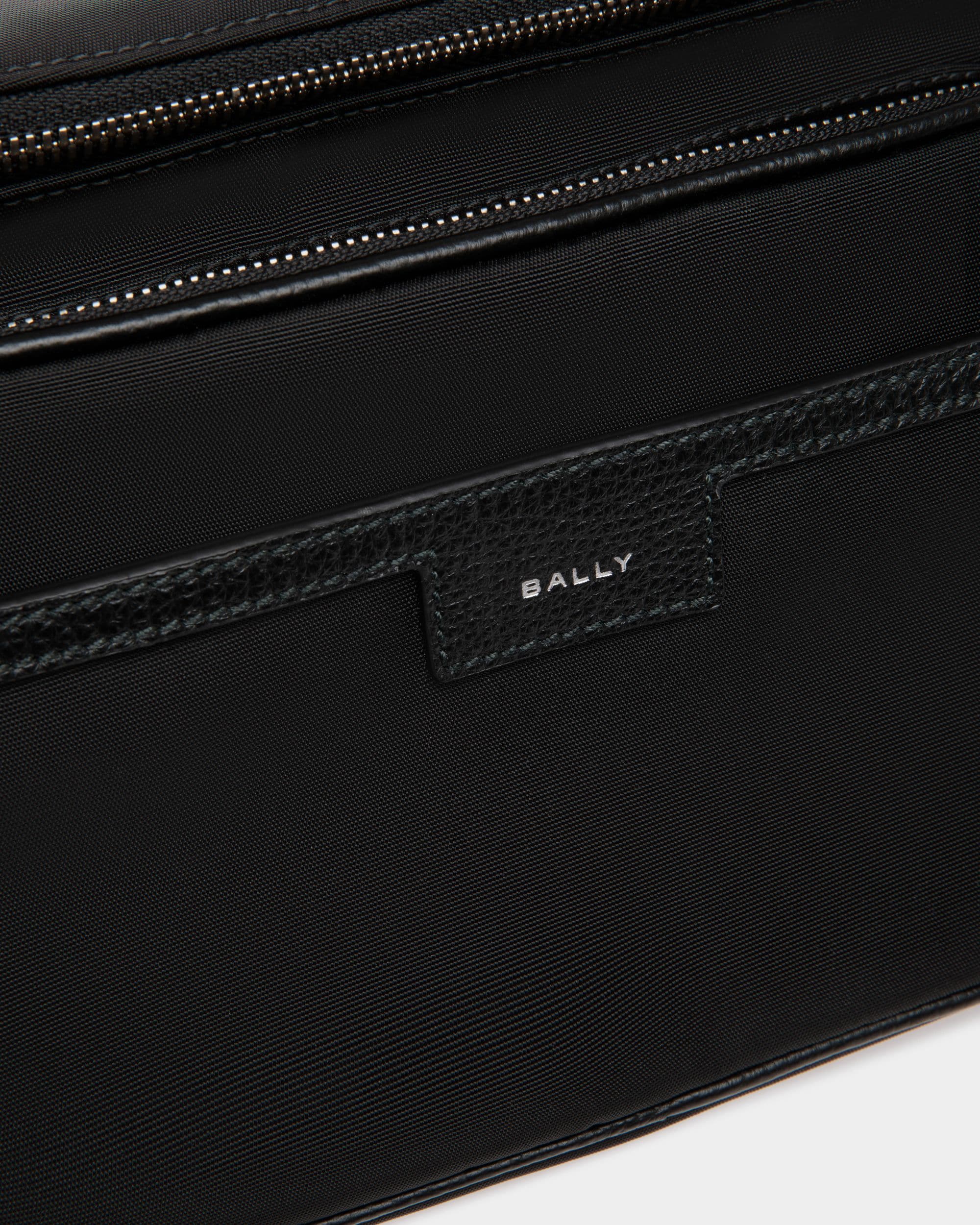 Code Belt Bag in Black Nylon - Men's - Bally - 04