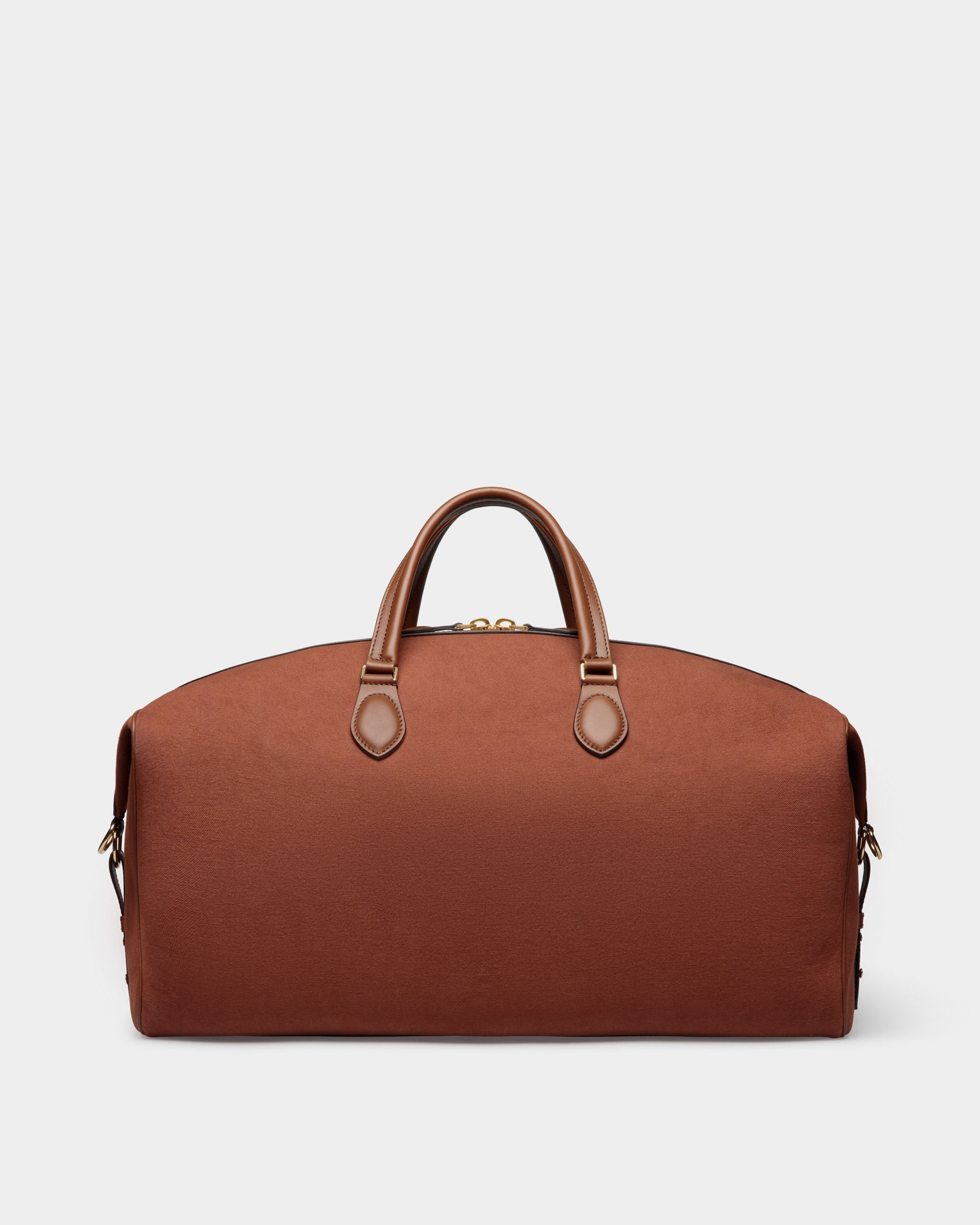 Beckett Weekender in Red Cotton Canvas - Men's - Bally - 03