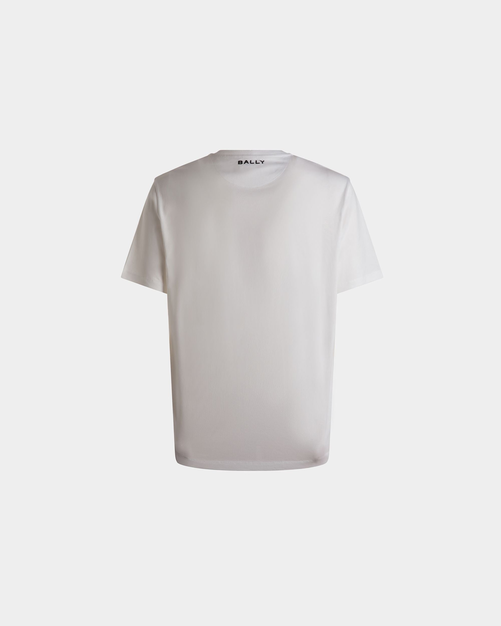 T-Shirt in White Cotton - Men's - Bally - 03