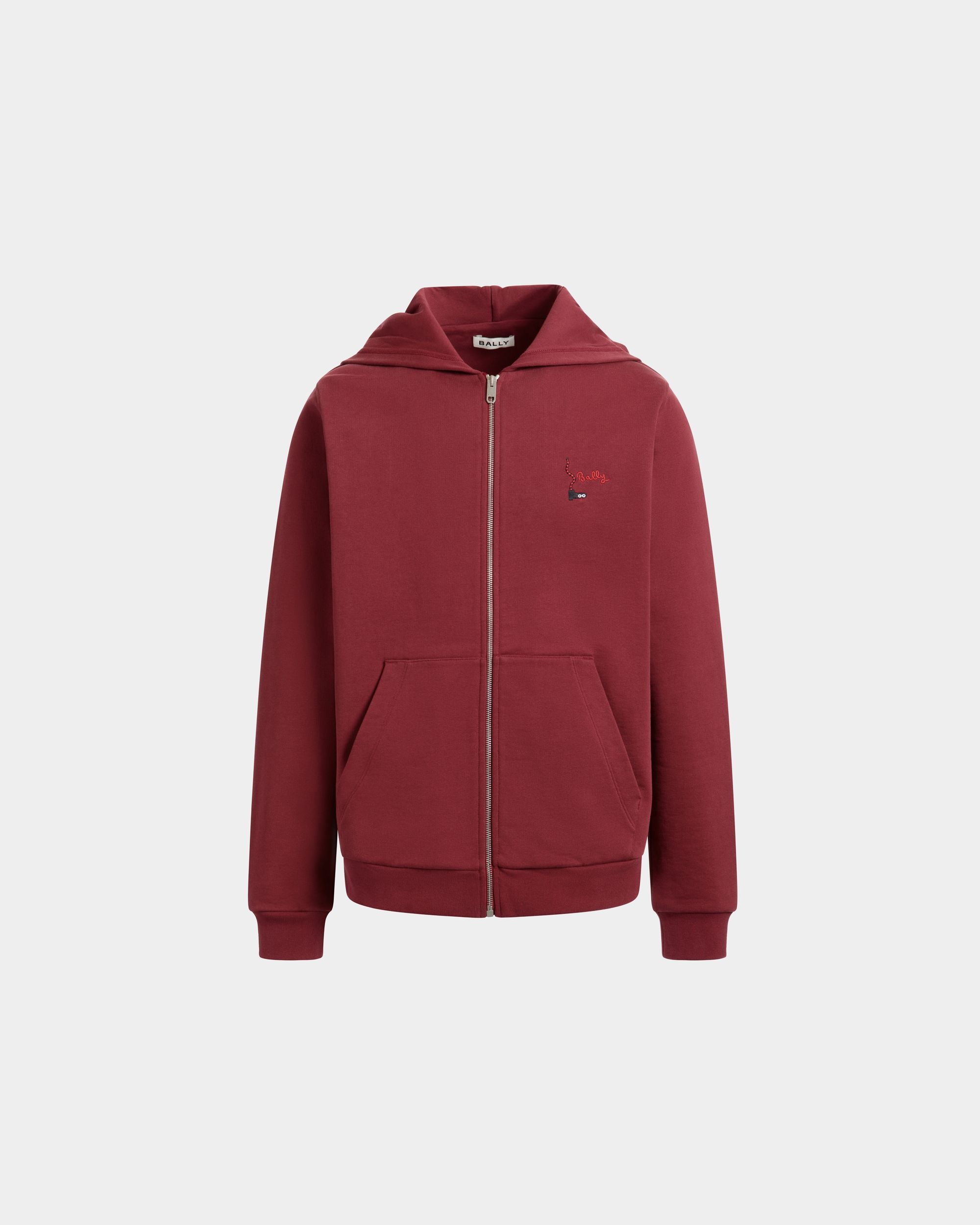 Hoodie in Sirah Cotton - Men's - Bally - 01