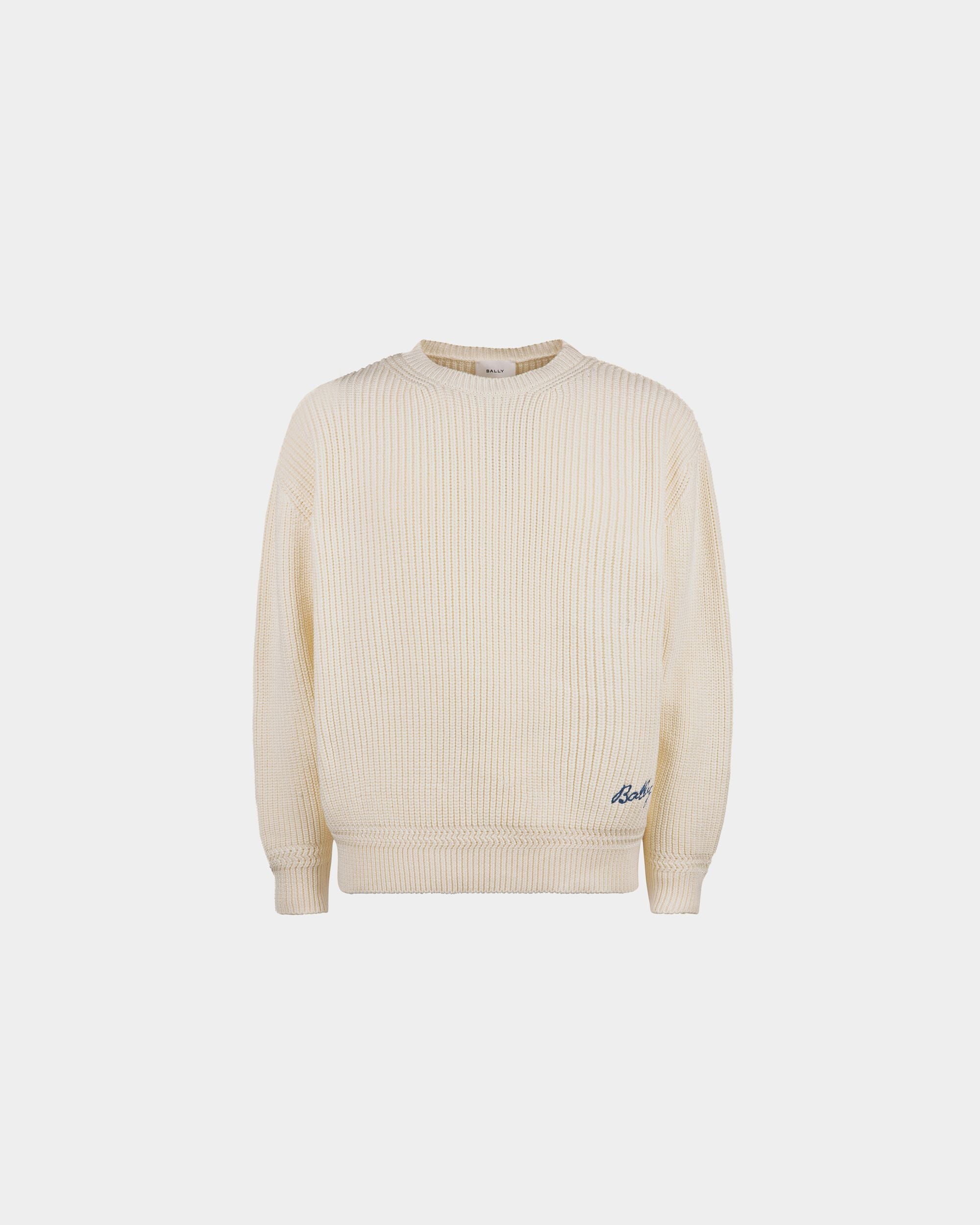 Crewneck Sweater in Cotton - Men's - Bally - 01