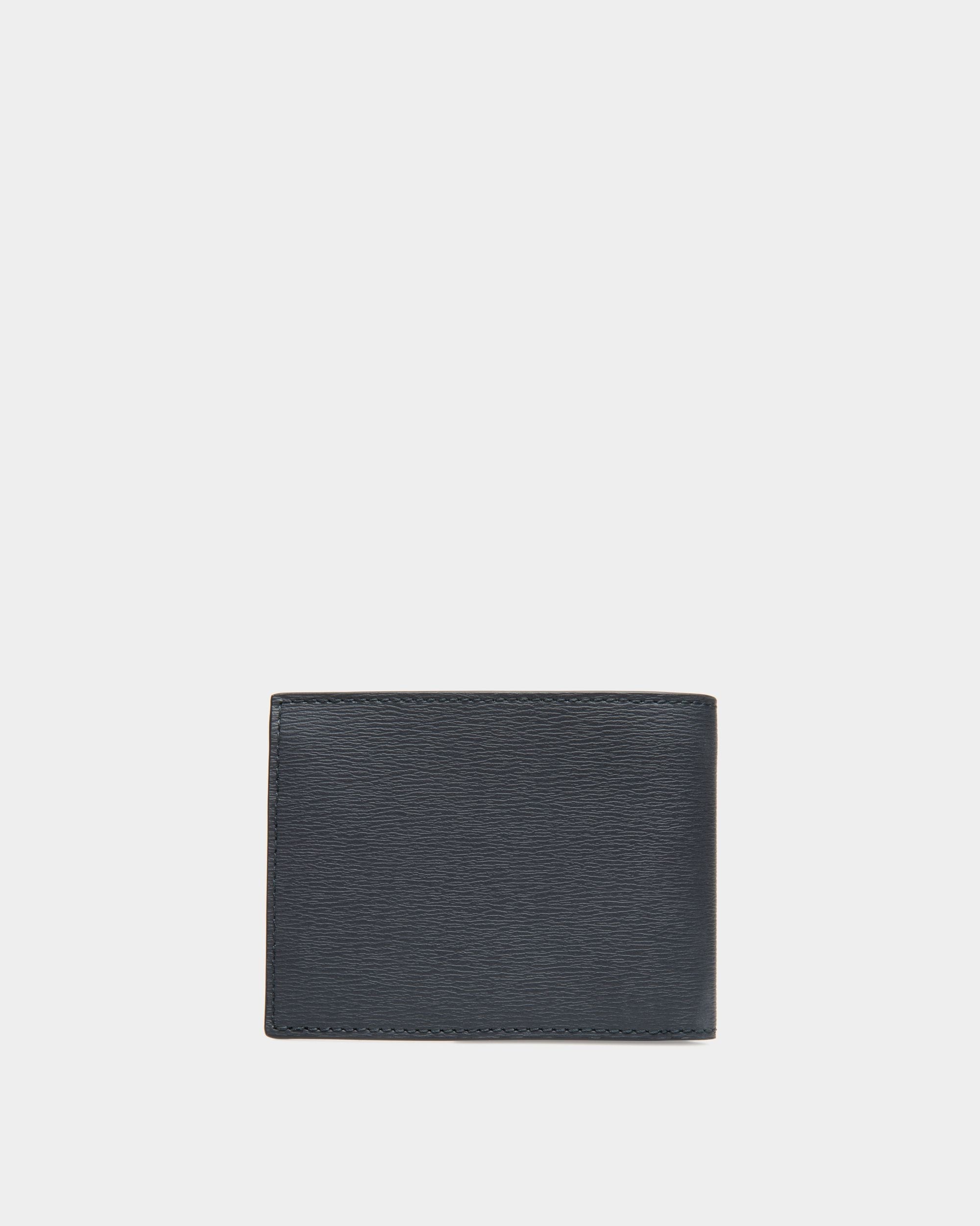 Crossing Bi-Fold Wallet In Midnight Leather - Men's - Bally - 02