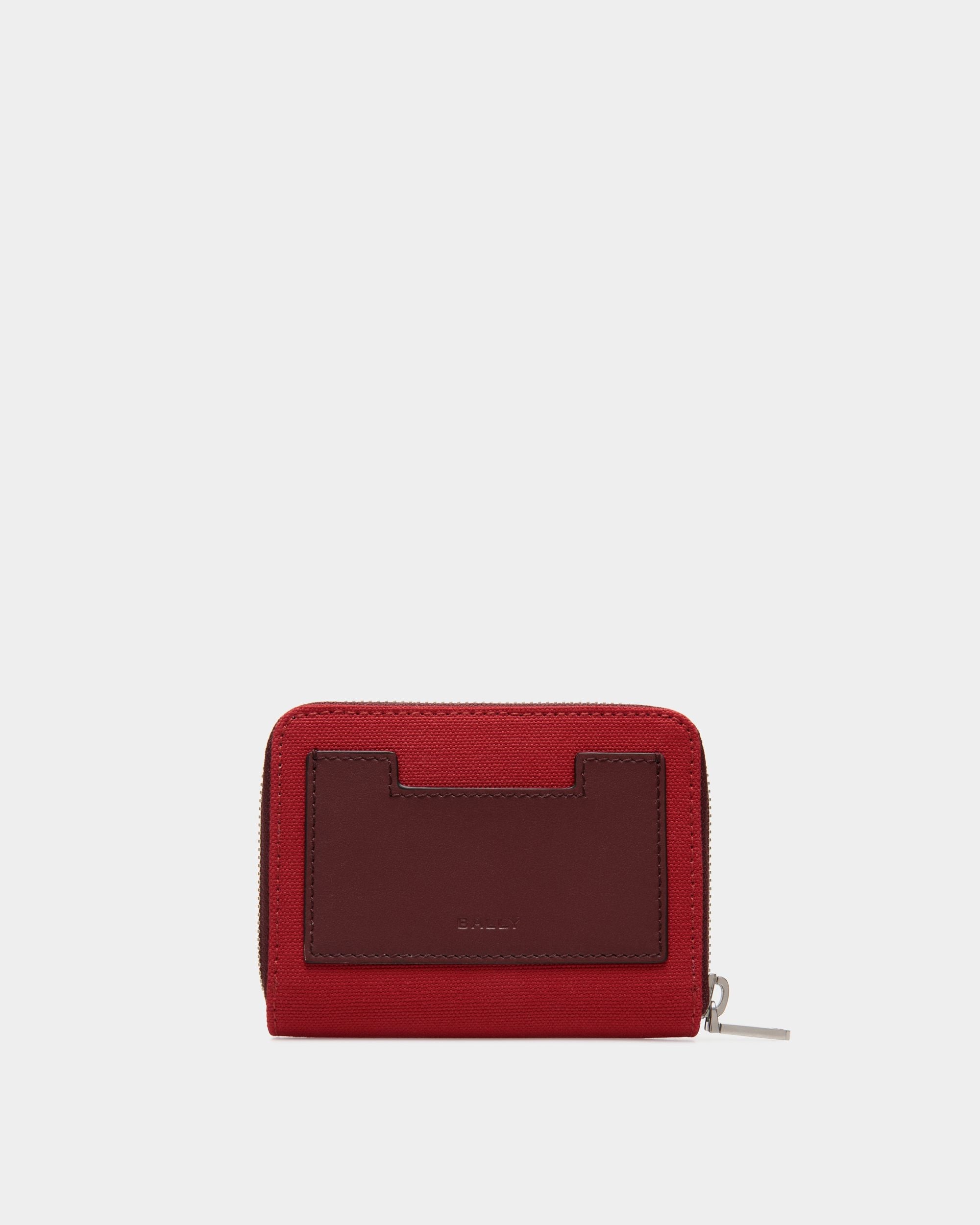 Cartera Plegable Easy Bally De Lona De Algodón Candy Red - Hombre - Bally - 02