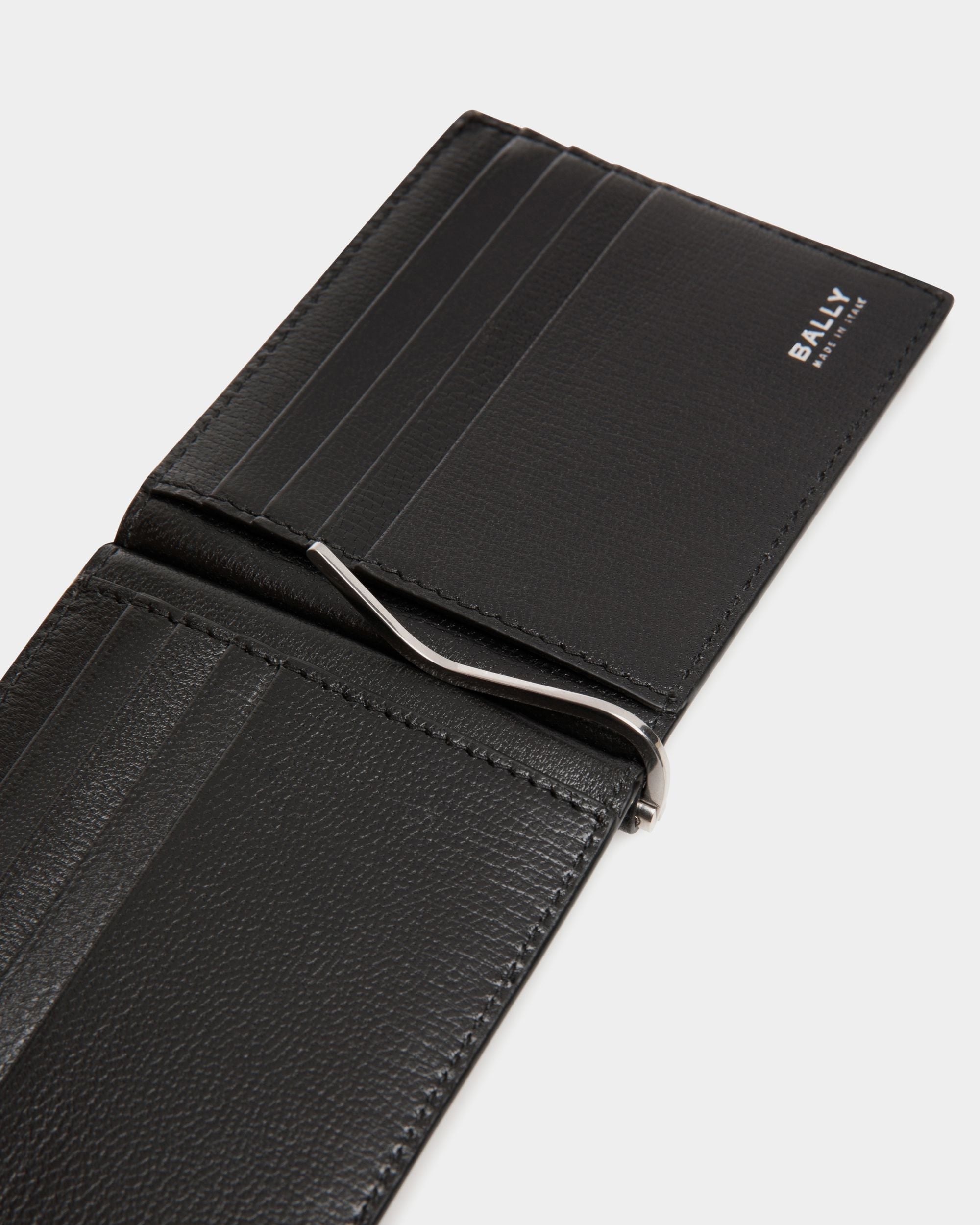 Easy Bally Bifold In Black Leather - Hombre - Bally - 04