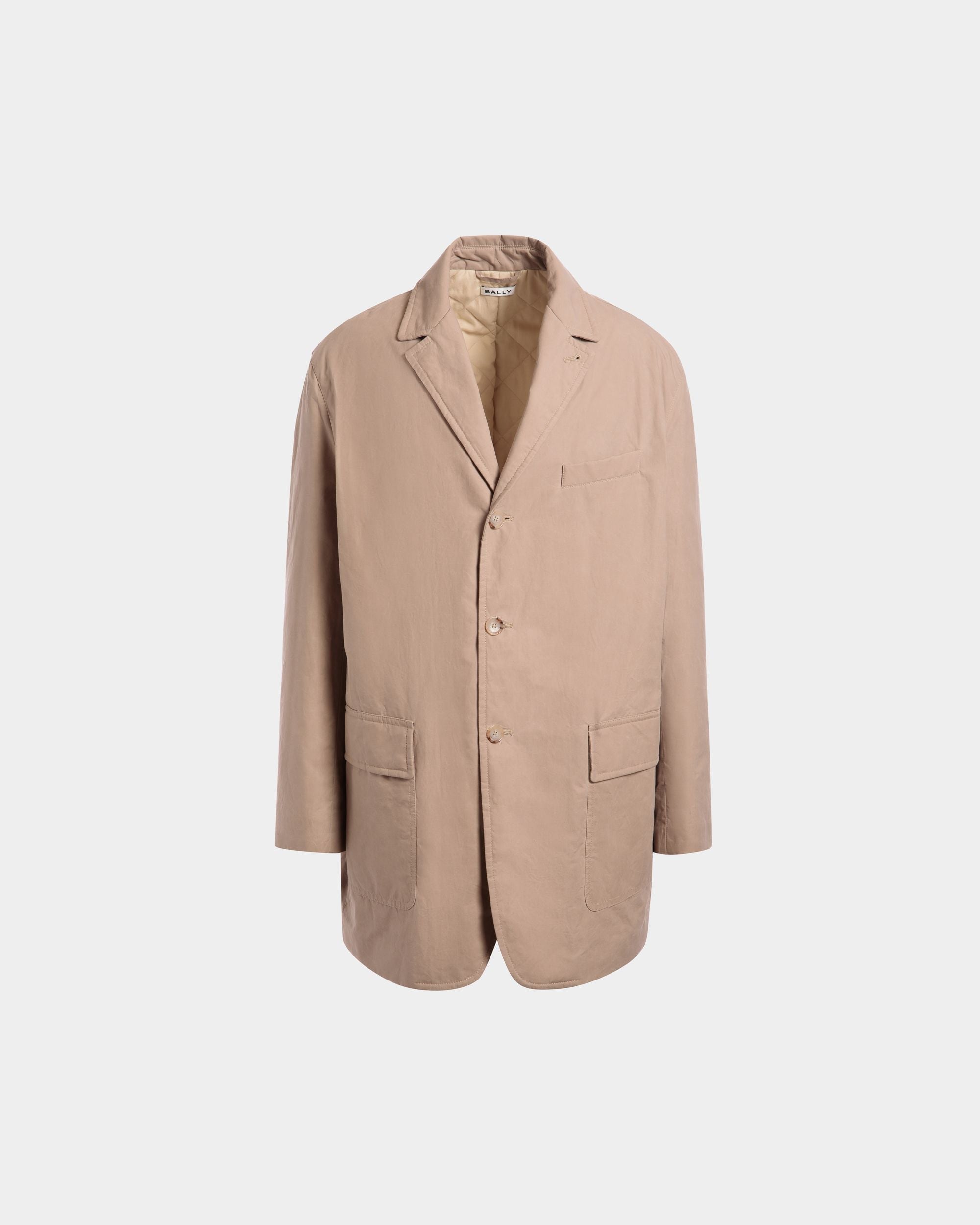 Car Coat in Beige Cotton - Men's - Bally - 01