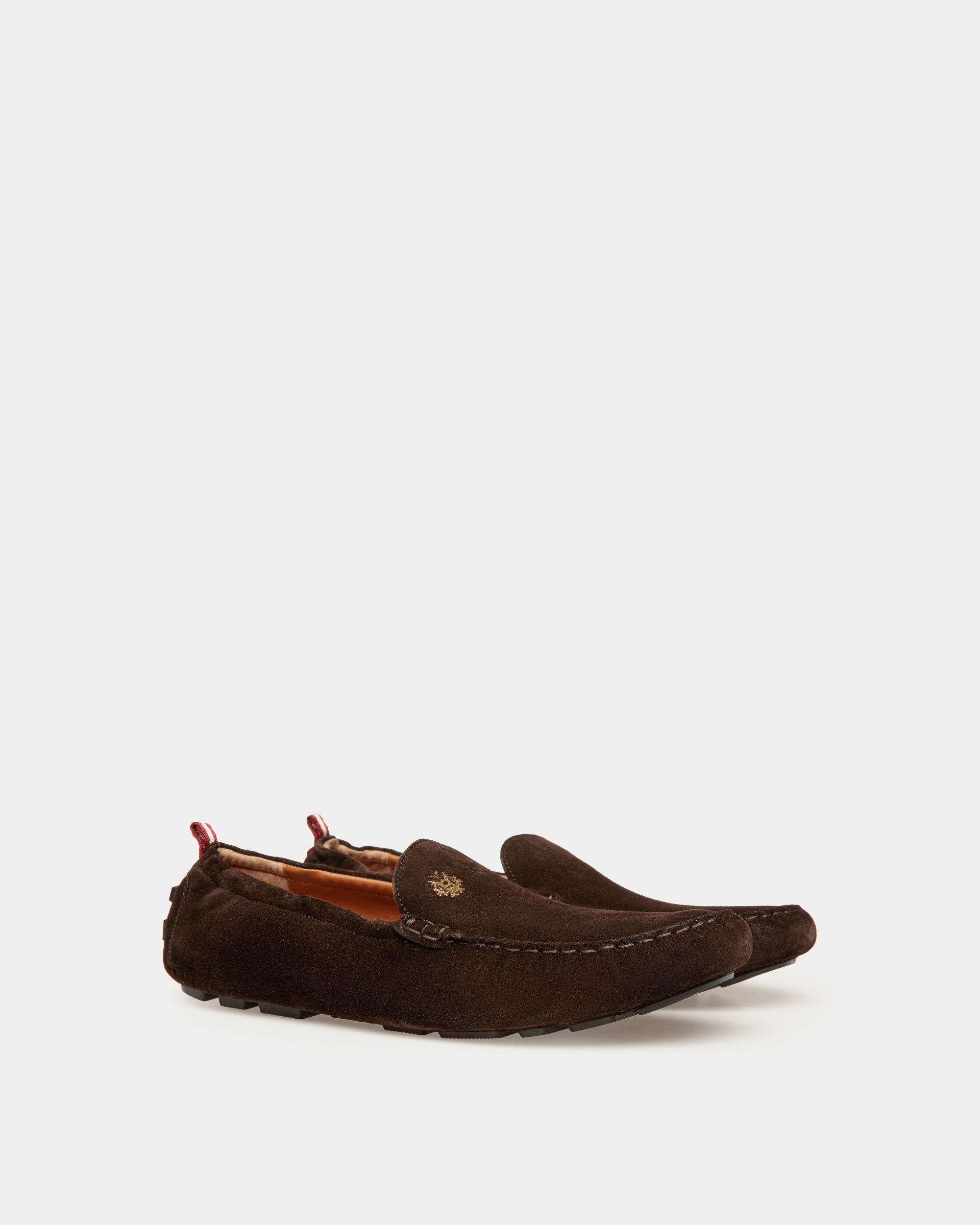 Kerbs Drivers In Brown Leather - Men's - Bally - 02