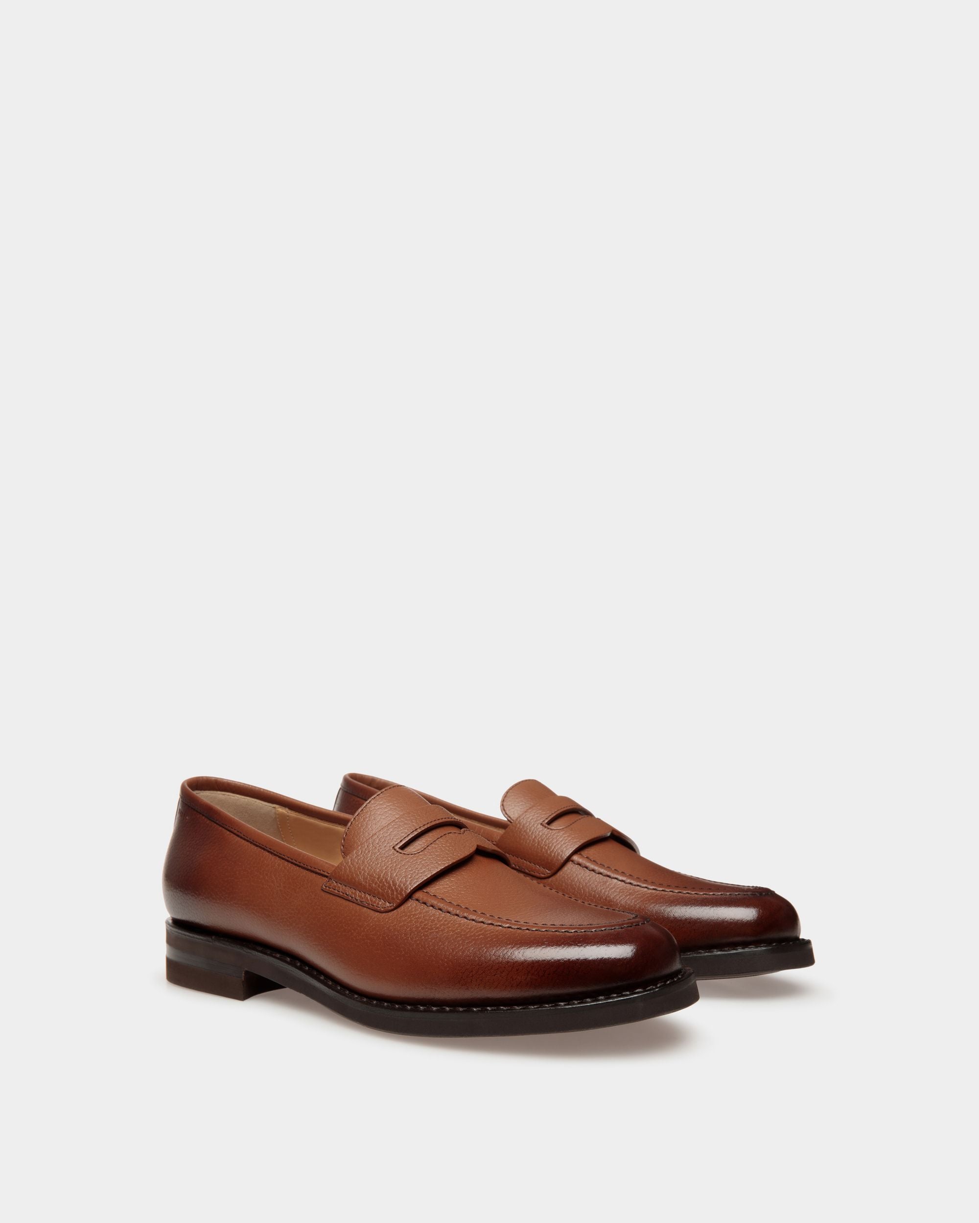 Schoenen Loafer in Embossed Leather - Men's - Bally - 02