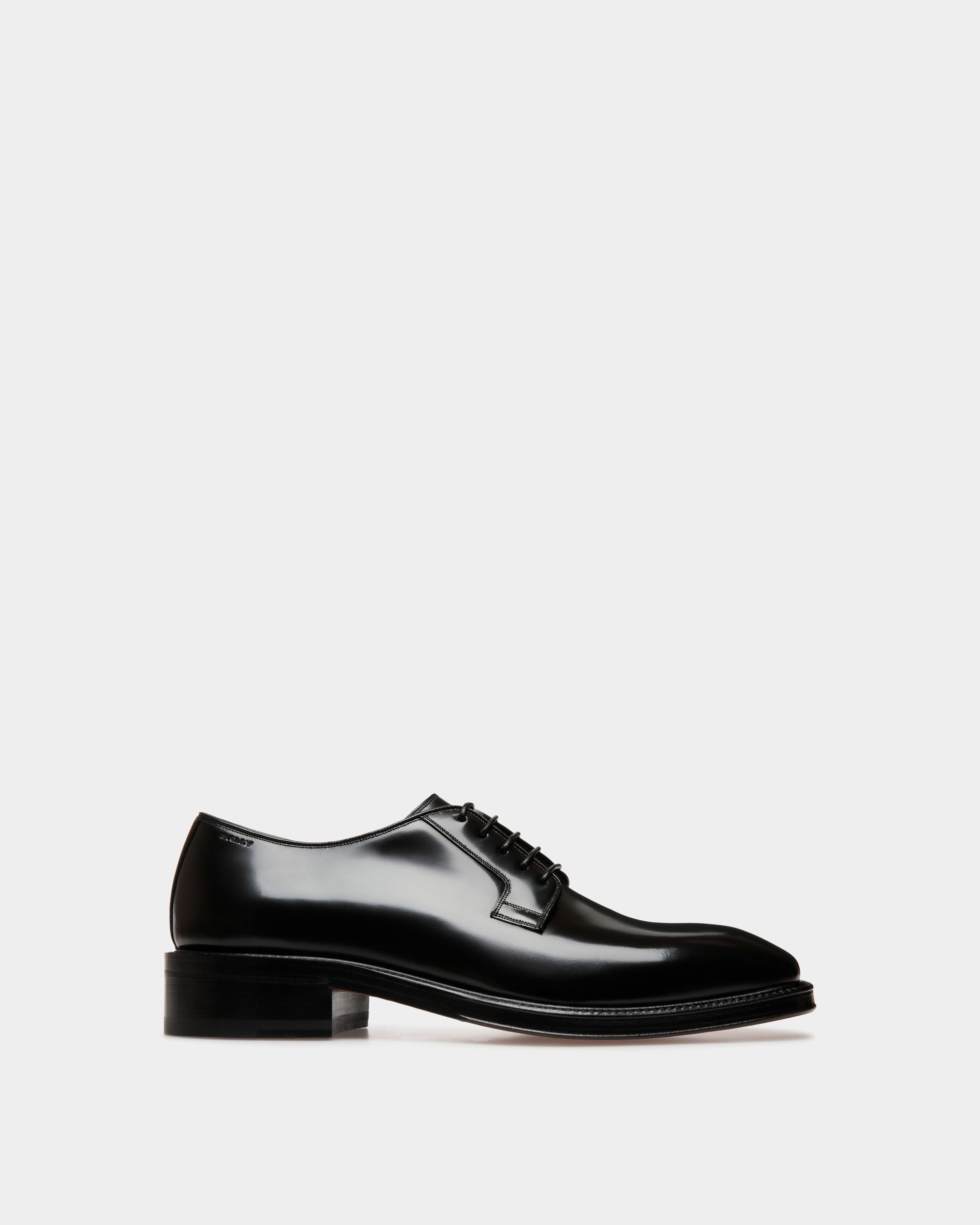 Zapato Derby Sockel De Piel Negra - Hombre - Bally - 01