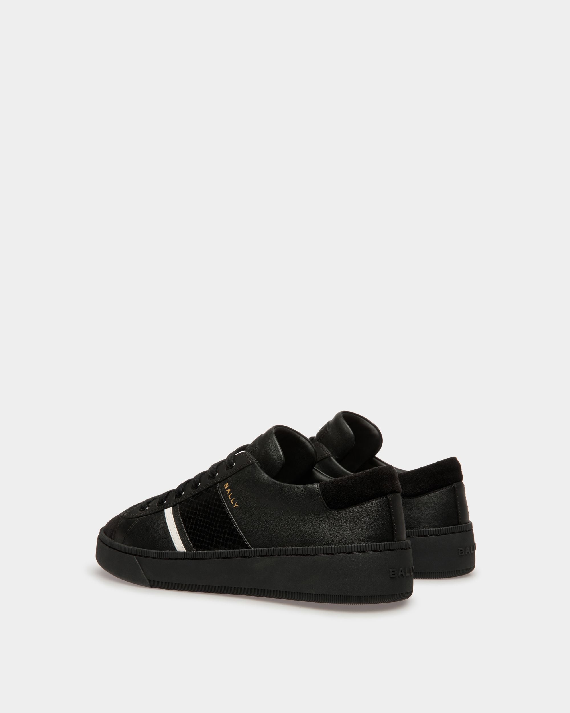 Raise Sneakers In Black Leather - Men's - Bally - 03