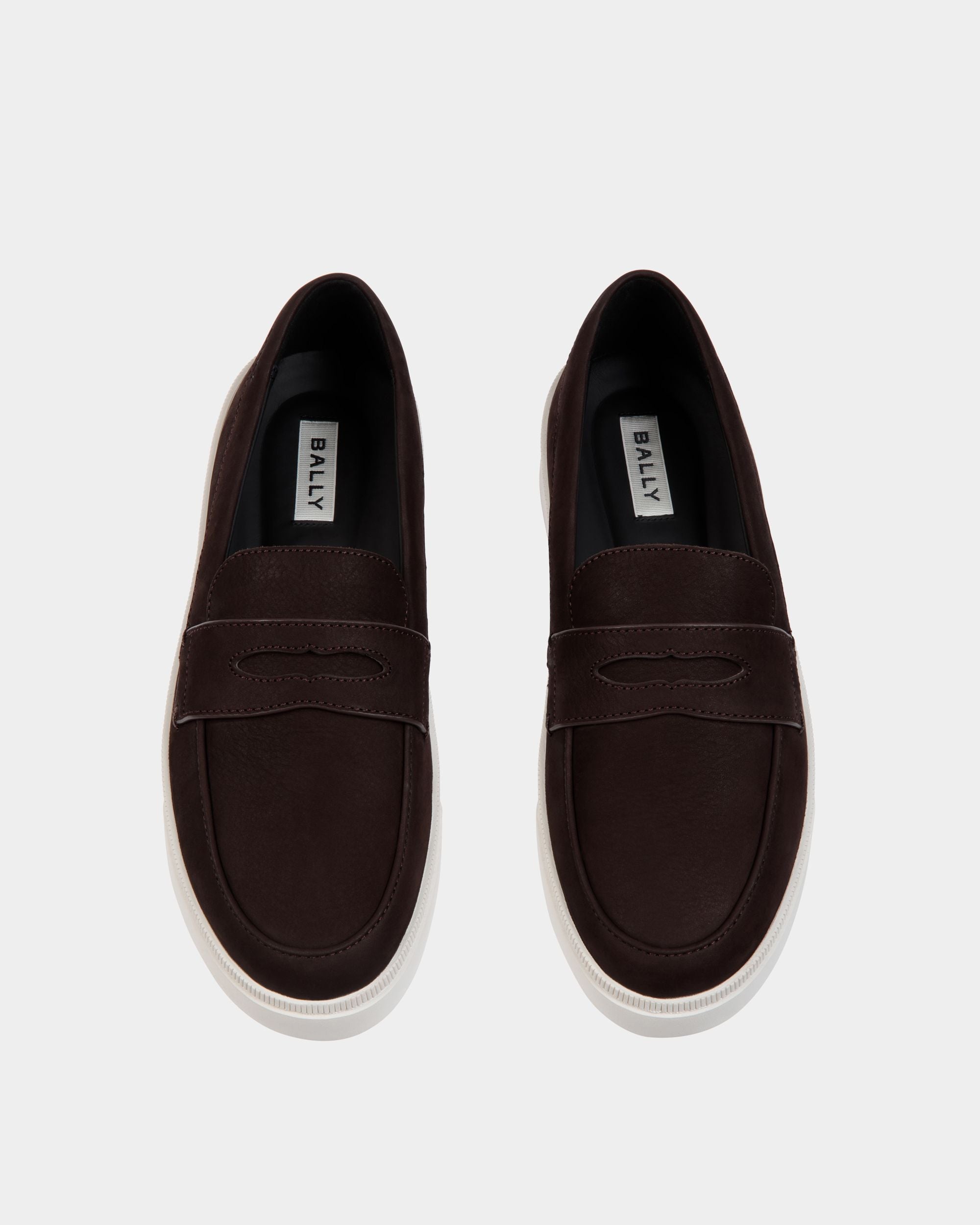 Raise Sneaker in Ebano Nubuck Leather - Men's - Bally - 04