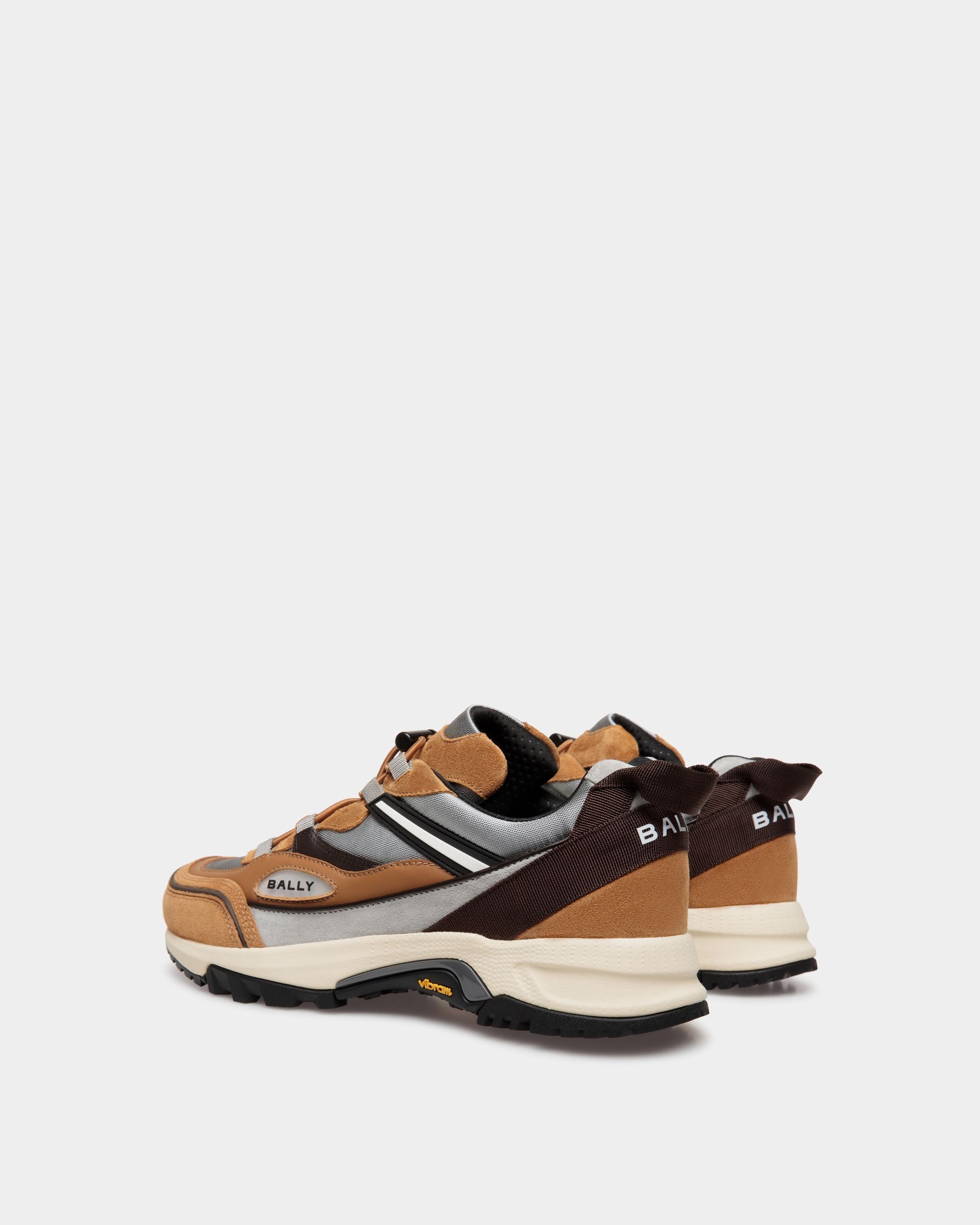 Faster Sneaker In Multicolor Leather and Nylon - Men's - Bally - 03