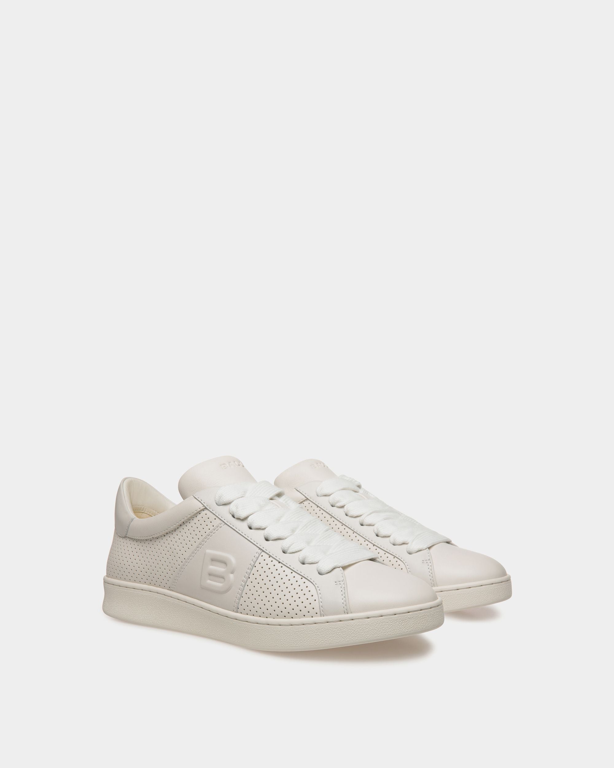 Adrien Brody Travel Collection Sneaker In White Leather - Men's - Bally - 03