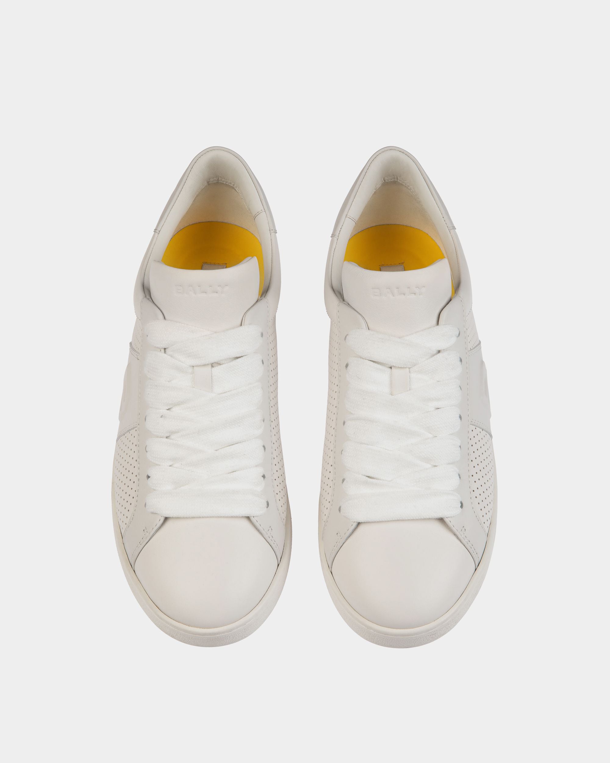 Adrien Brody Travel Collection Sneaker In White Leather - Men's - Bally - 05