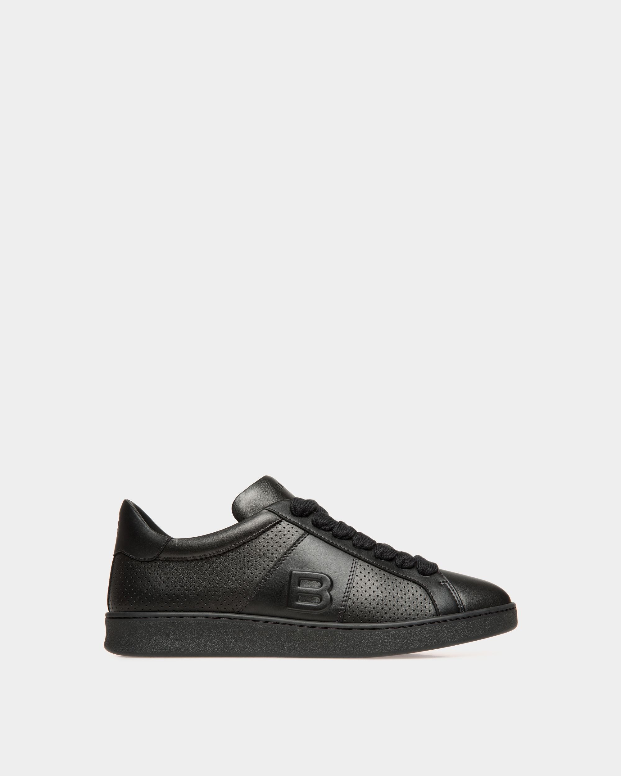 Adrien Brody Travel Collection Sneaker In Black Leather - Men's - Bally - 01