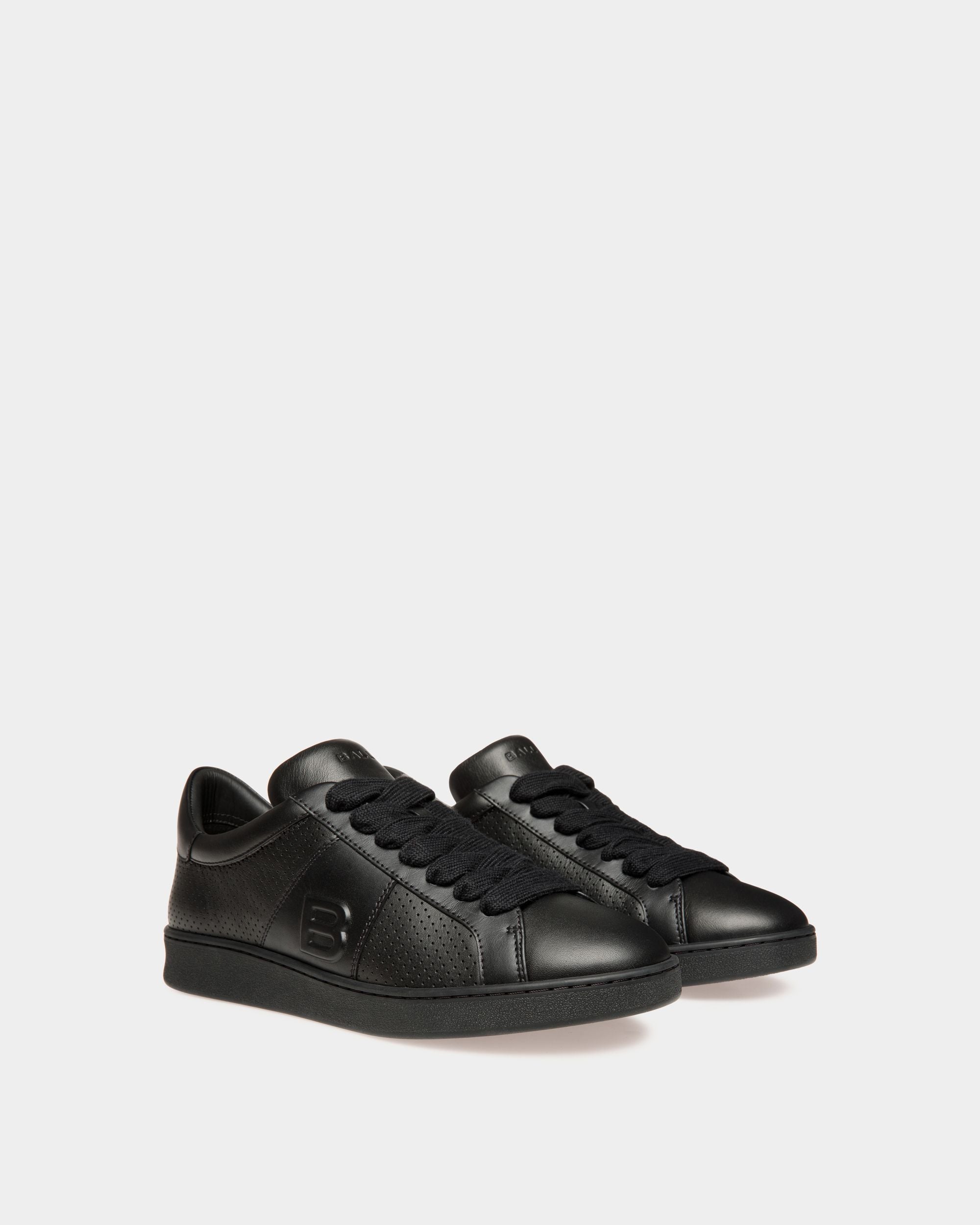 Adrien Brody Travel Collection Sneaker In Black Leather - Men's - Bally - 03