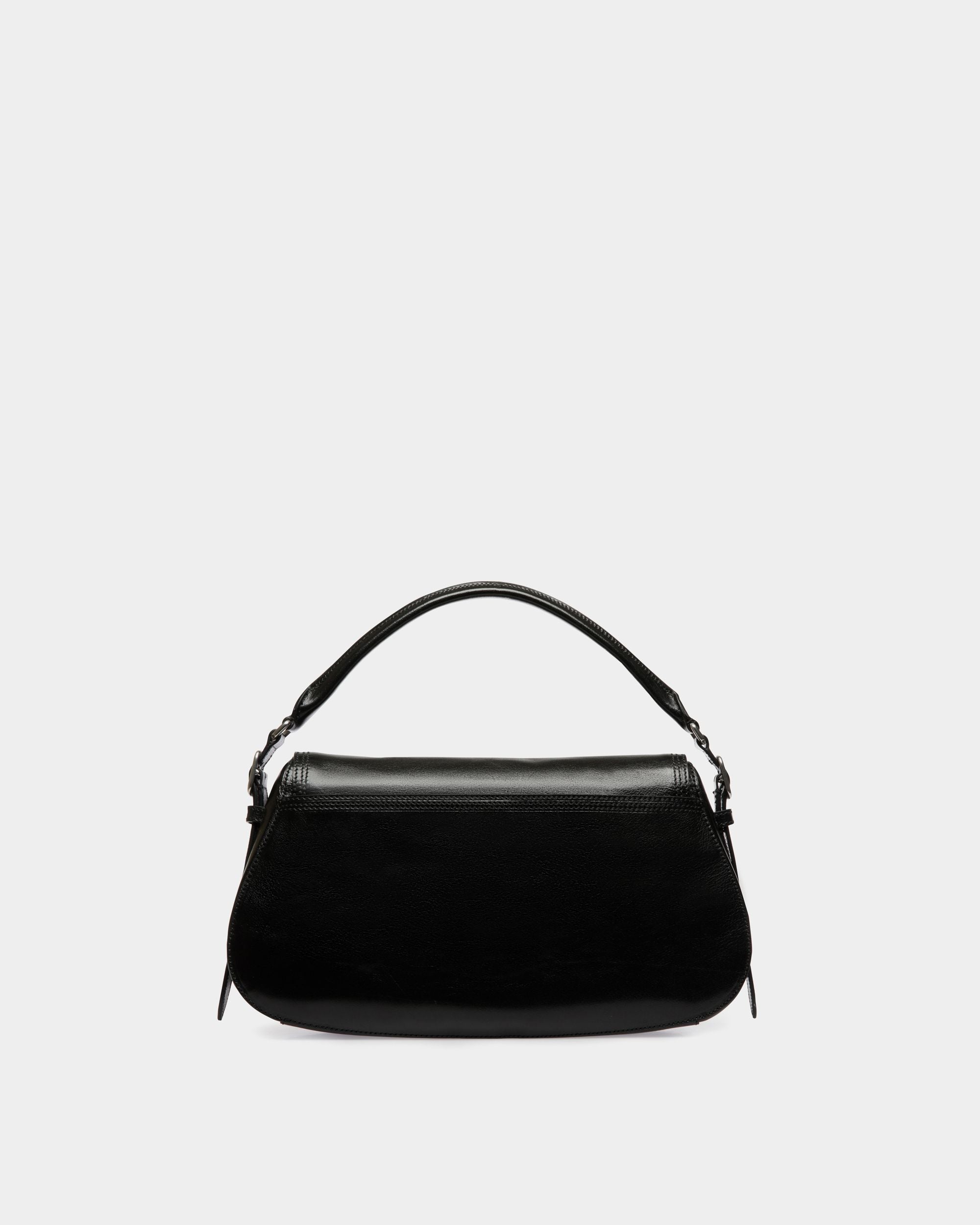 Beckett Shoulder Bag in Black Leather - Women's - Bally - 02