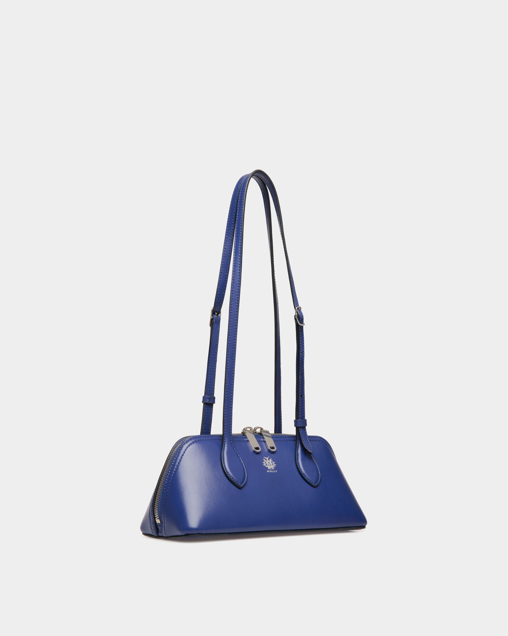 Ray Minibag in Blue Leather - Women's - Bally - 03