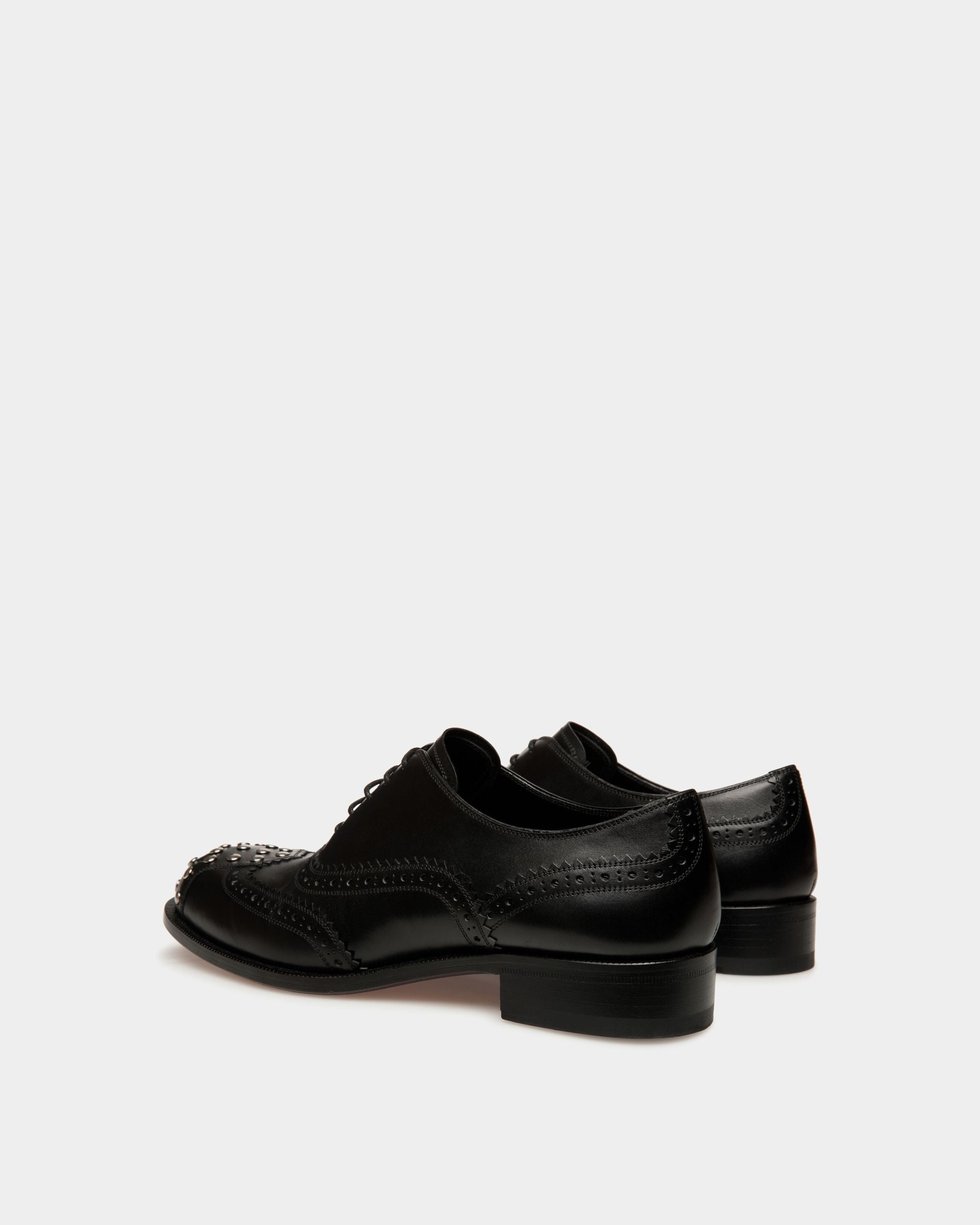 Spiegel Oxford in Black Leather - Women's - Bally - 03