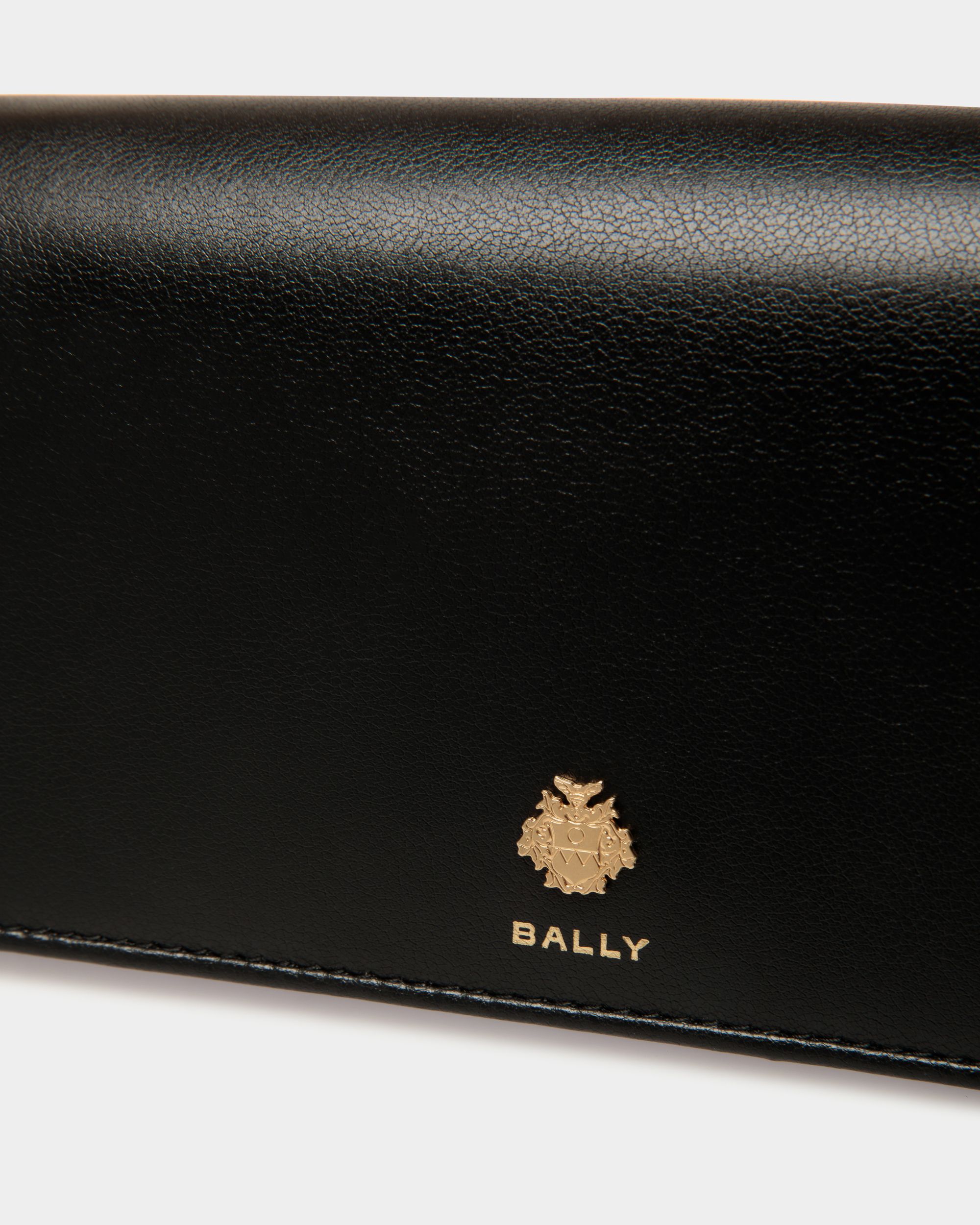 Bally Essential Phone Wallet in Black Leather - Women's - Bally - 04