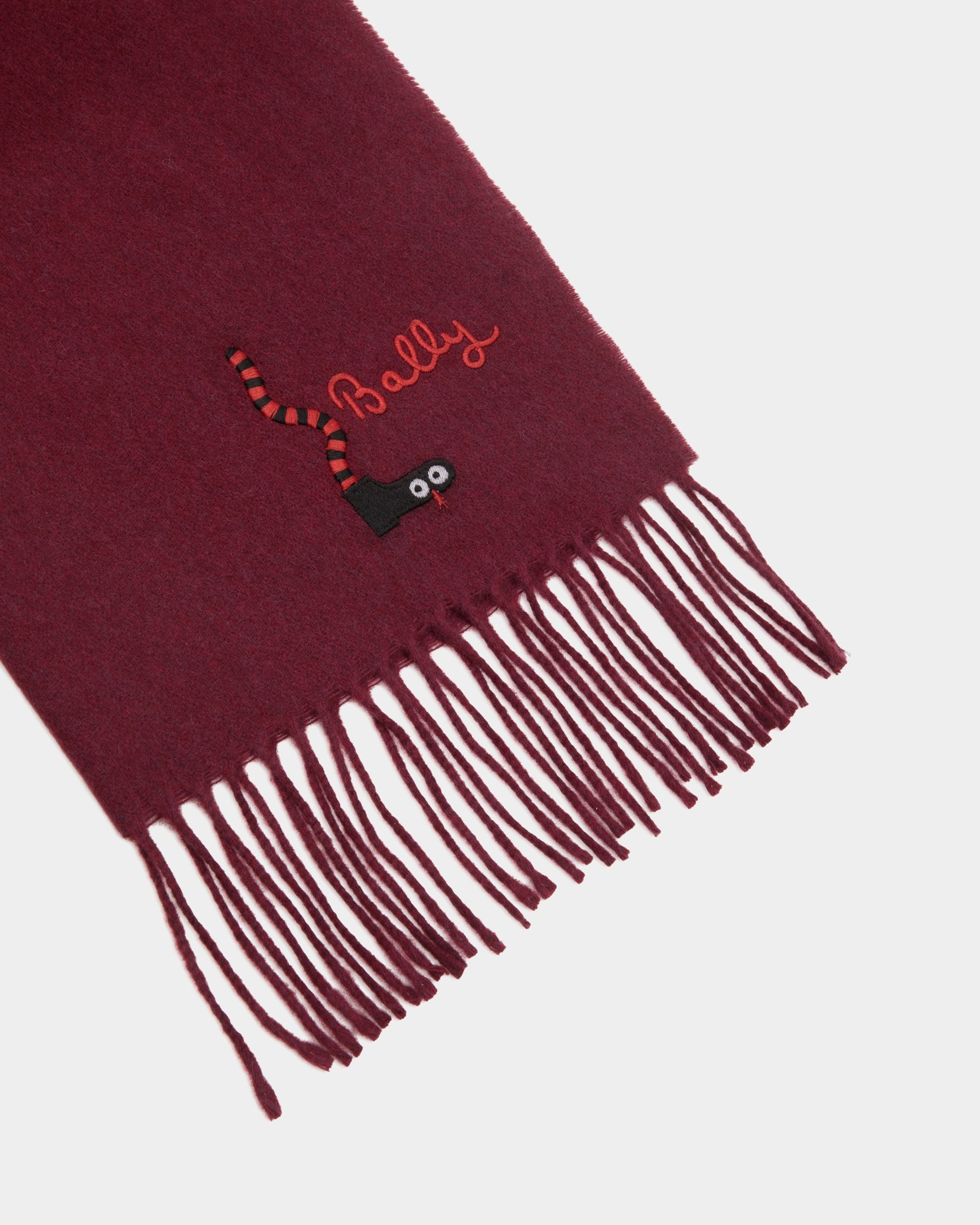 Scarf in Sirah Wool - Women's - Bally - 02