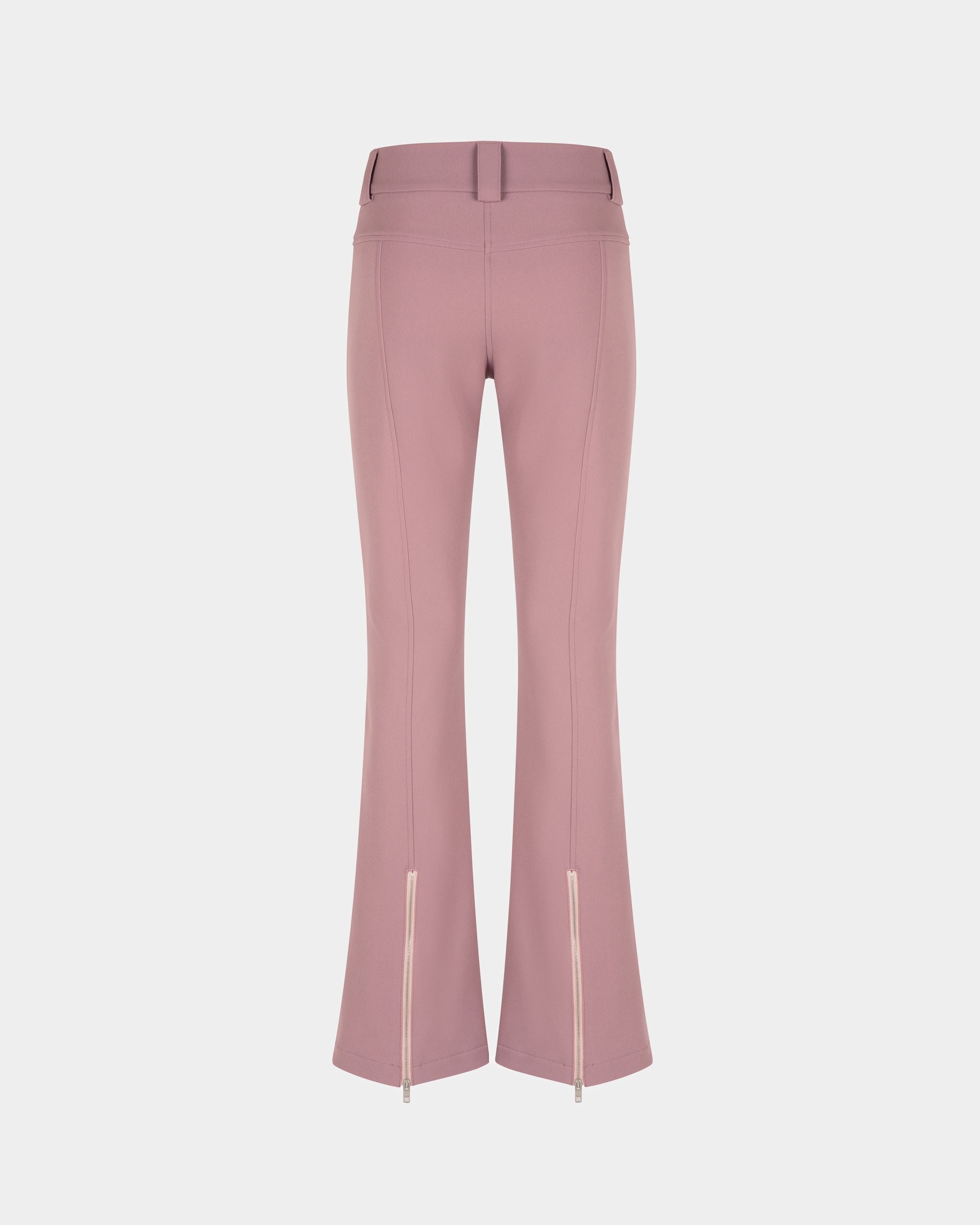 Flared Stretch Pants In Light Pink - Women's - Bally - 07